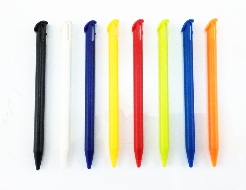 yueton Pack of 8 Colorful Plastic Replacement Stylus Touch Screen Pen Set, Compatible with Nintendo New 3DS XL, 3DS LL - Image 2
